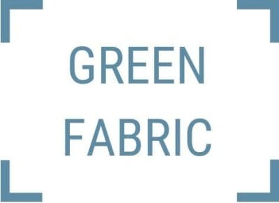 logo green fabric
